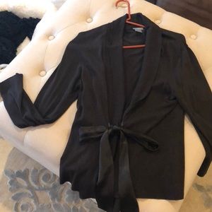 Cardigan with bow detail